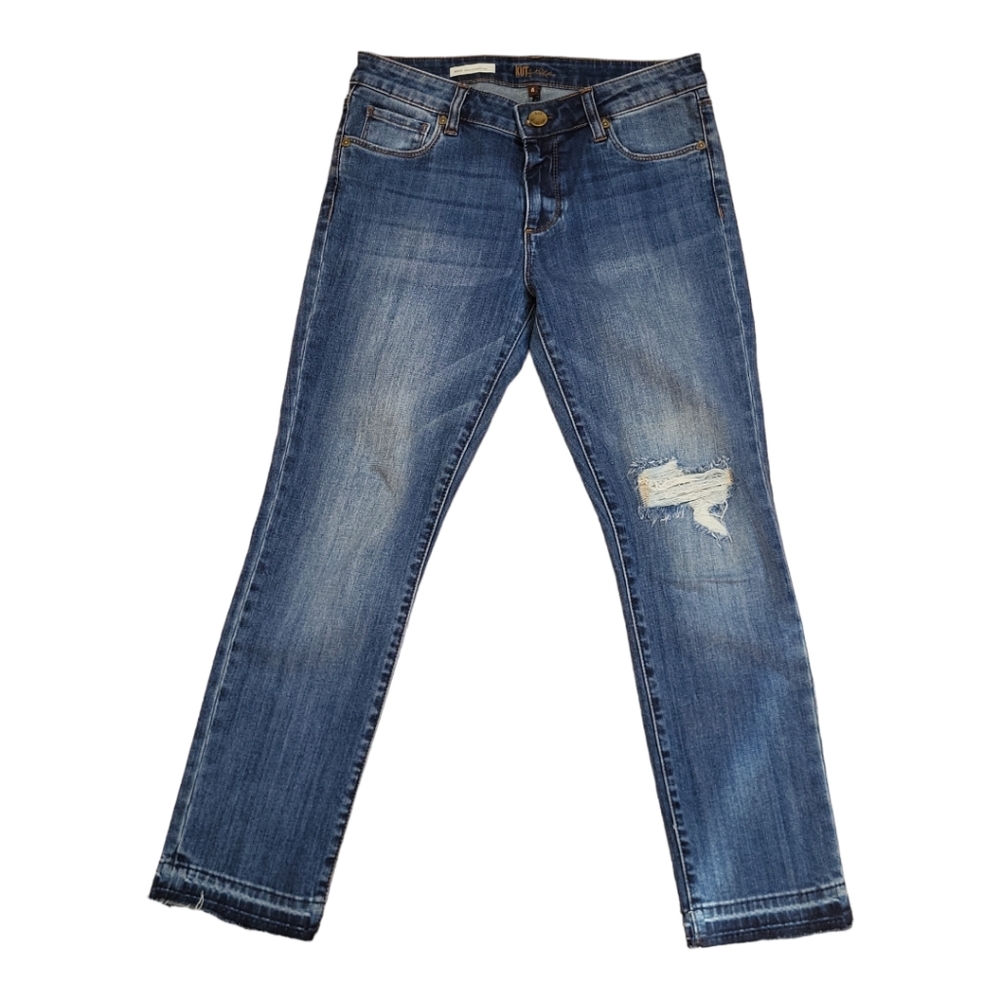 🪷3/$20🪷 Kut From The Kloth Reese Ankle Straight Leg Distressed Jeans